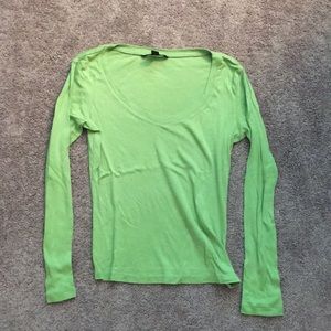 Banana Republic green top